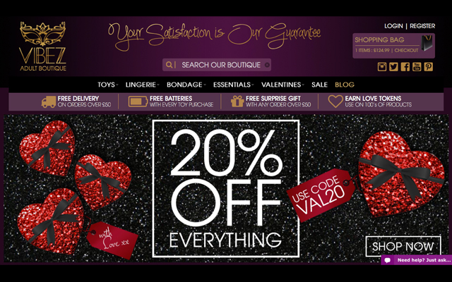 Valentine’s Day launch for Vibez new online store Valentine’s Day launch for Vibez new online store