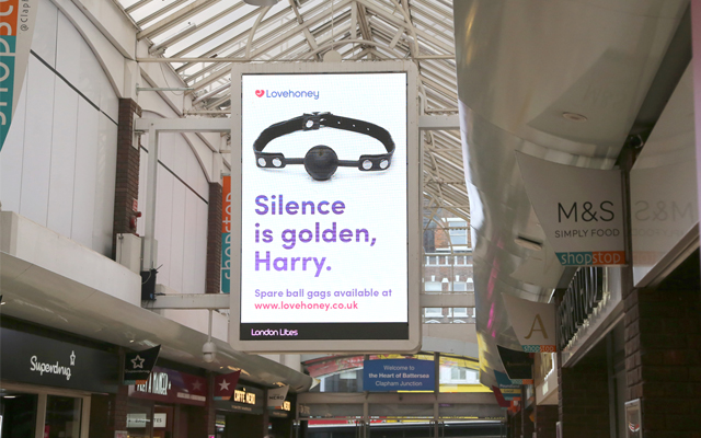Lovehoney reaches out to Prince Harry with new billboard campaign